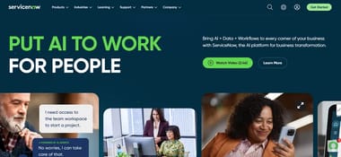 ServiceNow screenshot
