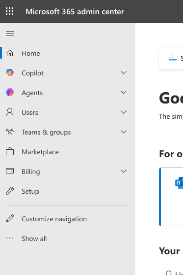 Managing users, groups, licenses, and mailboxes in the admin center