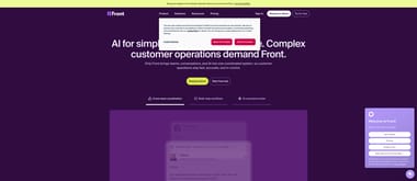 Front collaborative inbox with shared email, assignments, and team workflows