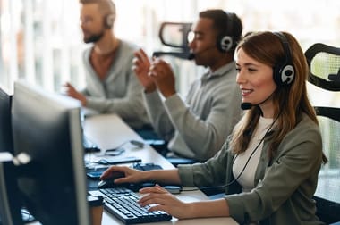 Customer service team handling customer complaints