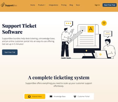 SupportBee’s shared inbox for email automation