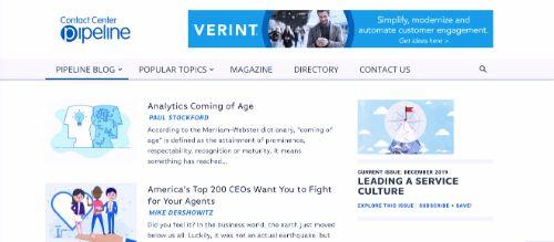 Contact Center Pipeline