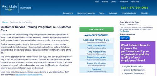 Work Life Balance Customer Service Training Programs