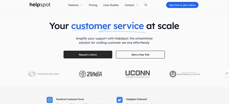 HelpSpot screenshot