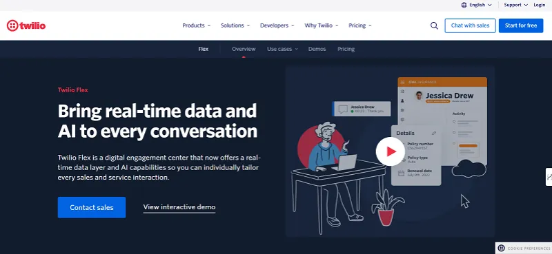 Twilio Flex screenshot