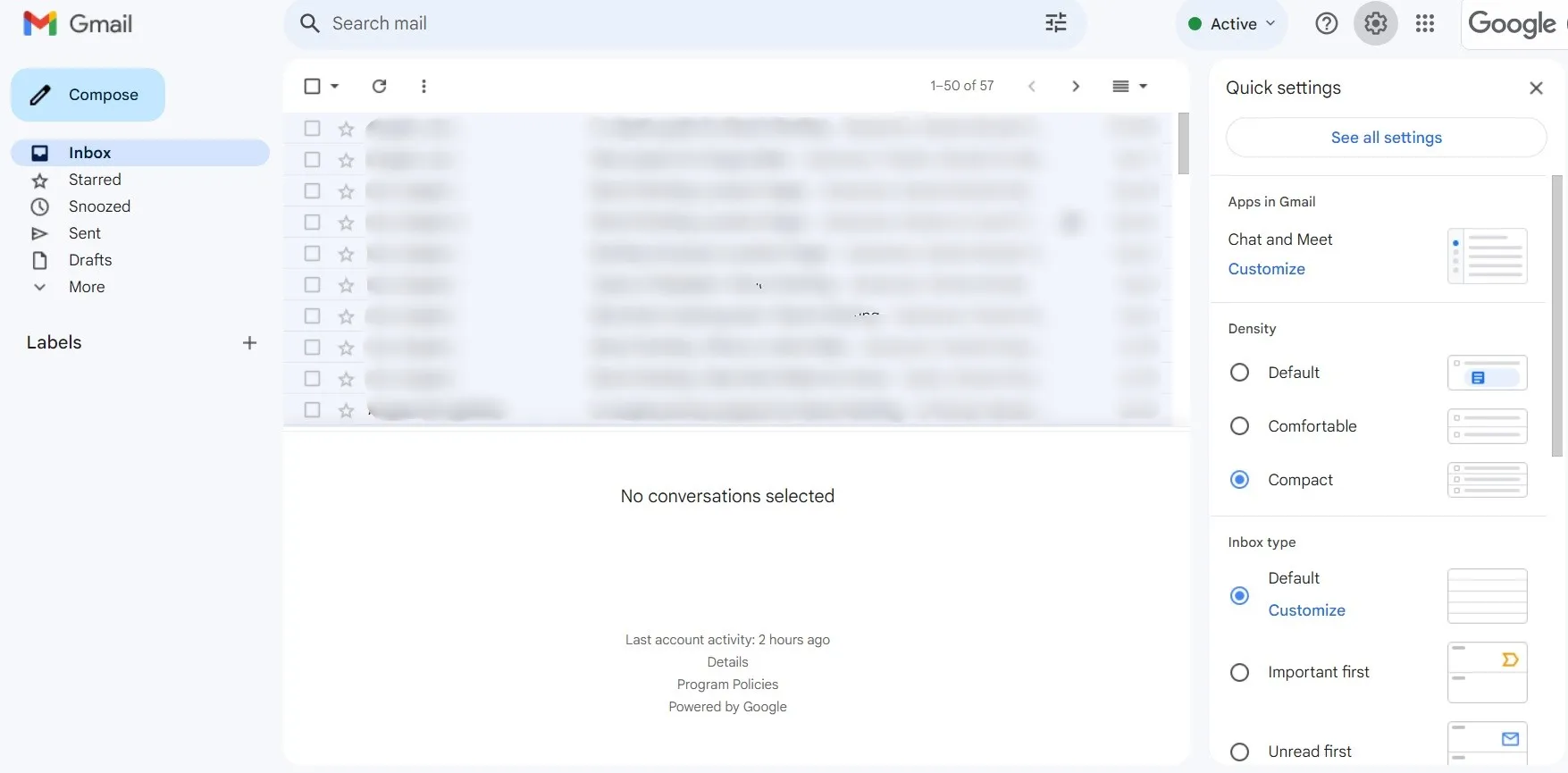 Customize your Gmail layout
