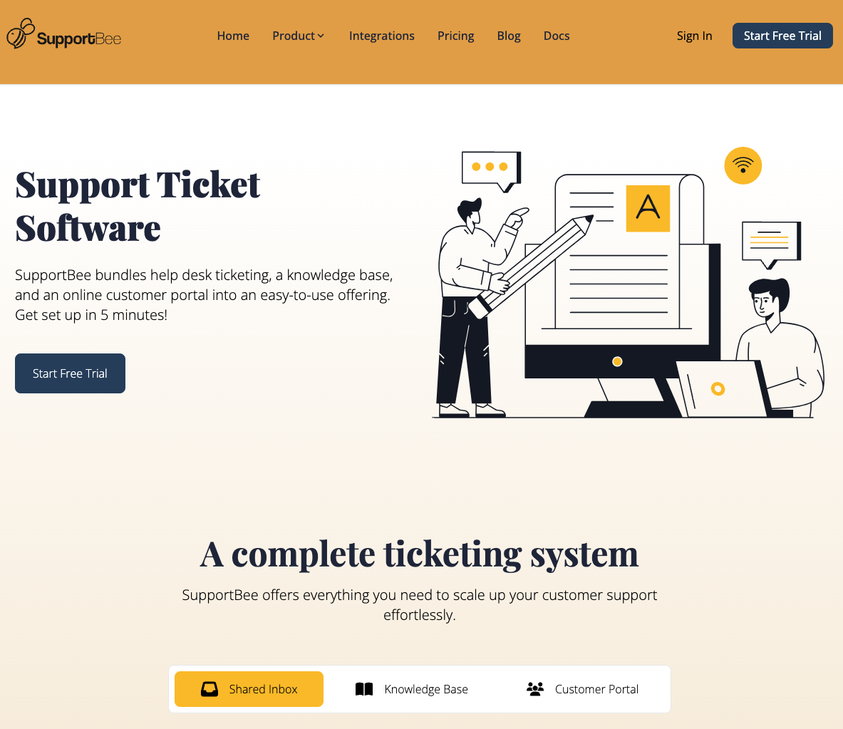 SupportBee’s shared inbox for email automation